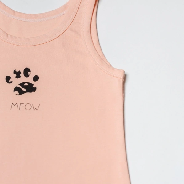 T-Shirt für Mädchen Meow