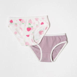 Girl´s panty set Ametist/Strawberry (2 pieces)