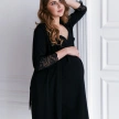 Maternity nightwear set black