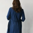 Dressing gown indigo