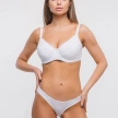 Nursing bra with underwire made of white cotton