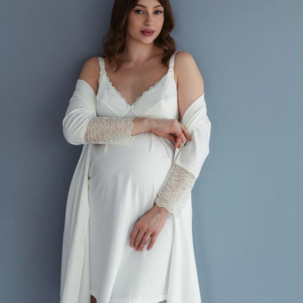 Maternity Nightwear Set Milky