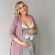 Dressing gown for pregnant and nursing women Ametist