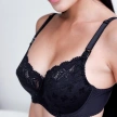 Nursing bra with underwire black