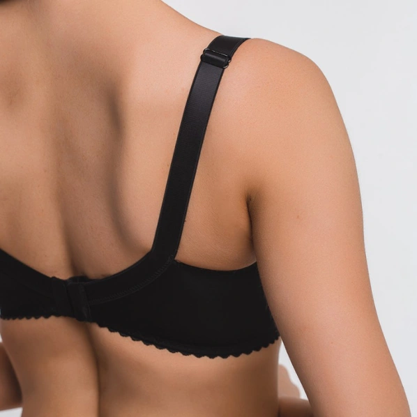 Nursing bra with underwire black