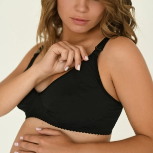 Basic Nursing Bra Black