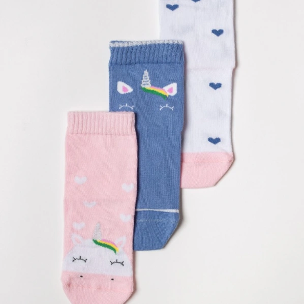 Socken für Mädchen "Einhorch" (3 Stk.)