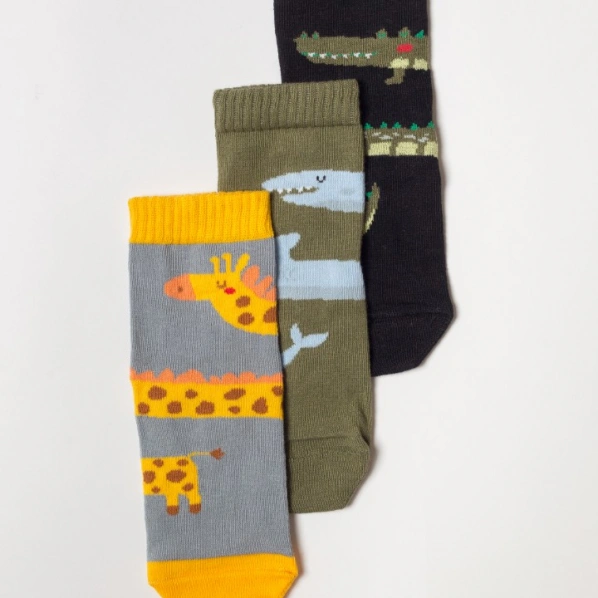 Socks for boys "Africa" (3 pcs.)